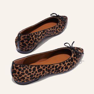 Limited Edition Margaux NY The Pointe Leopard Haircalf Flats 38.5 W